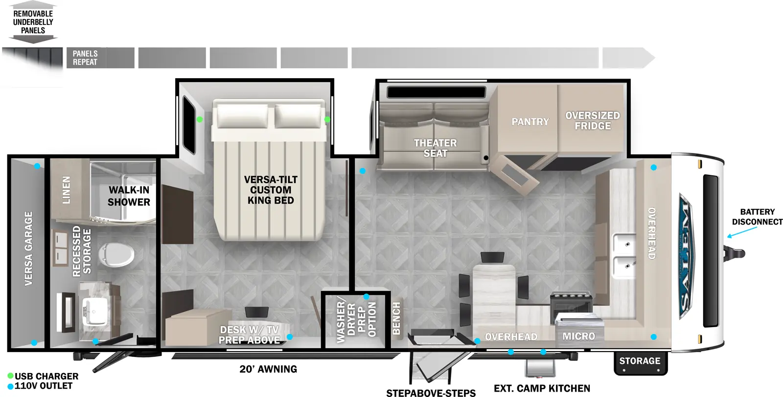 Salem Floorplans Forest River RV